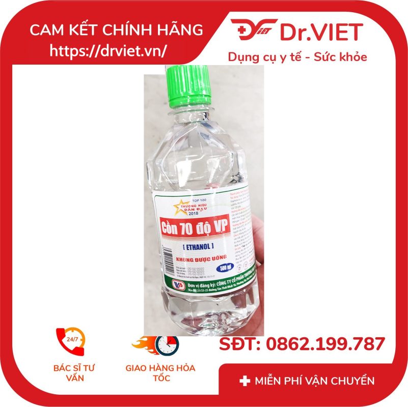 Cồn 70 độ Vĩnh Phúc chai 500ml 14 Cồn 70 độ Vĩnh Phúc chai 500ml