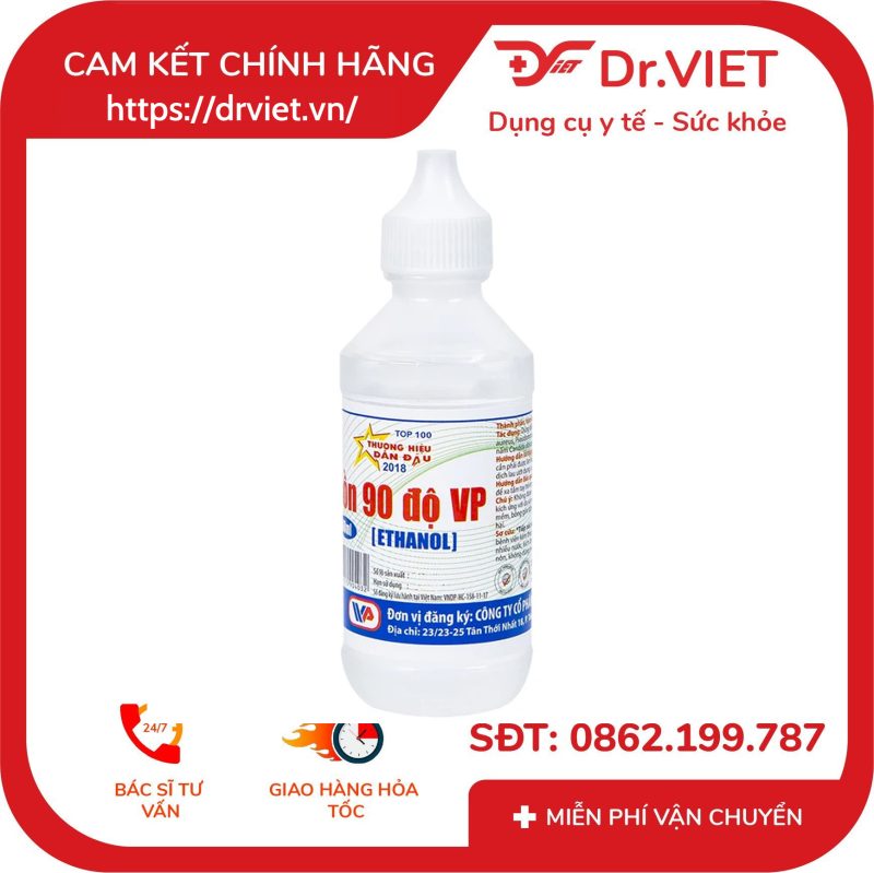 Cồn 90 độ Vĩnh Phúc tiệt trùng dụng cụ y tế