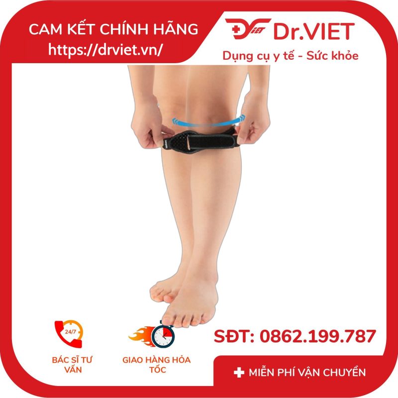 Đai cố định khớp dưới gối Bonbone Osgood Band Freesize