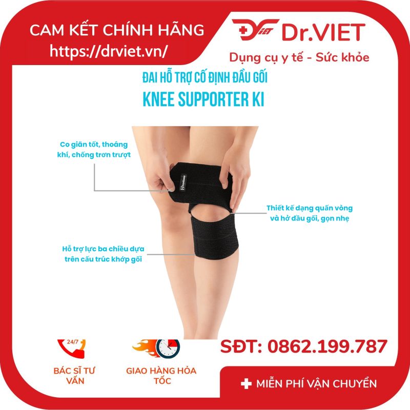 Đai hỗ trợ cố định đầu gối Bonbone - Free Knee Supporter KI, lựa chọn số 1 14 Đai hỗ trợ cố định đầu gối Bonbone - Free Knee Supporter KI, lựa chọn số 1