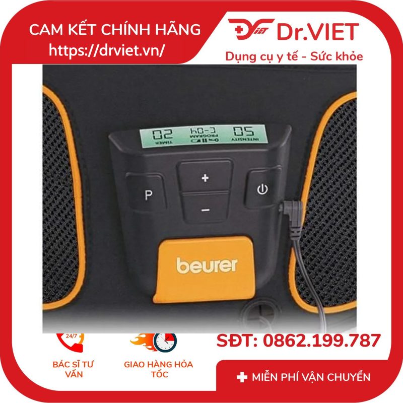 Đai massage bụng Beurer EM32 12 Đai massage bụng Beurer EM32