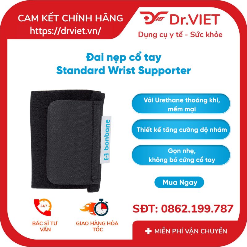 Đai nẹp cổ tay bonbone Standard Wrist Supporter 13 Đai nẹp cổ tay bonbone Standard Wrist Supporter