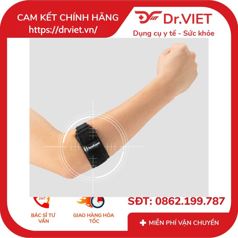 Đai nẹp khuỷu tay nâng cao Bonbone ADV Sports Elbow – Freesize 11 Đai nẹp khuỷu tay nâng cao Bonbone ADV Sports Elbow – Freesize