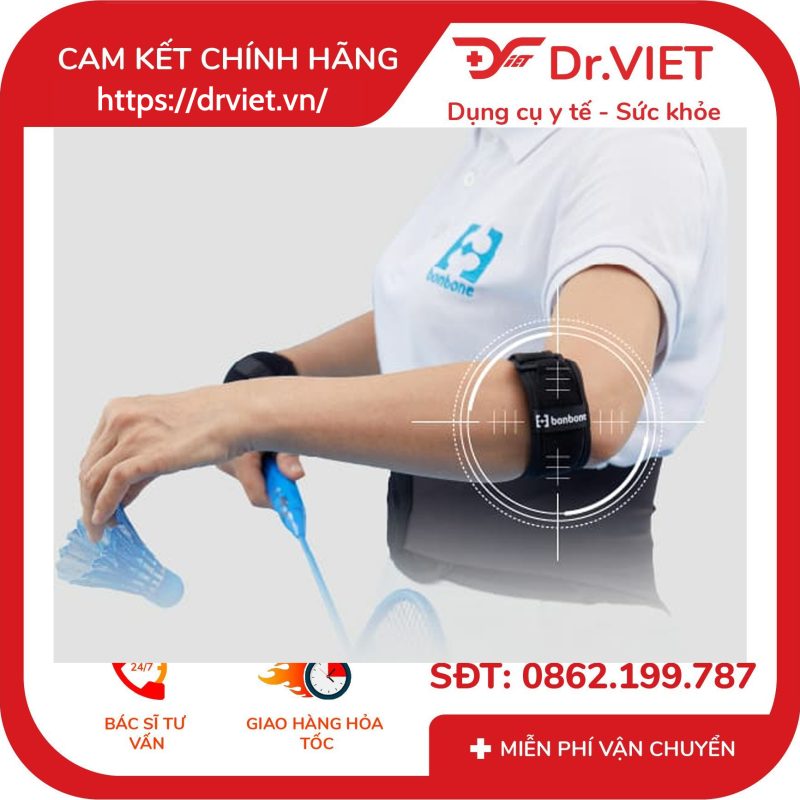 Đai nẹp khuỷu tay nâng cao Bonbone ADV Sports Elbow – Freesize 12 Đai nẹp khuỷu tay nâng cao Bonbone ADV Sports Elbow – Freesize