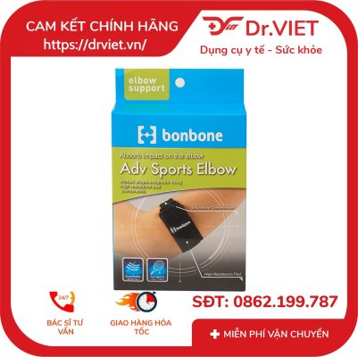 Đai nẹp khuỷu tay nâng cao Bonbone ADV Sports Elbow – Freesize