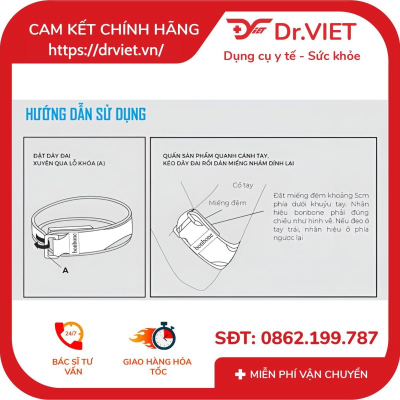Đai nẹp khuỷu tay nâng cao Bonbone ADV Sports Elbow – Freesize 15 Đai nẹp khuỷu tay nâng cao Bonbone ADV Sports Elbow – Freesize