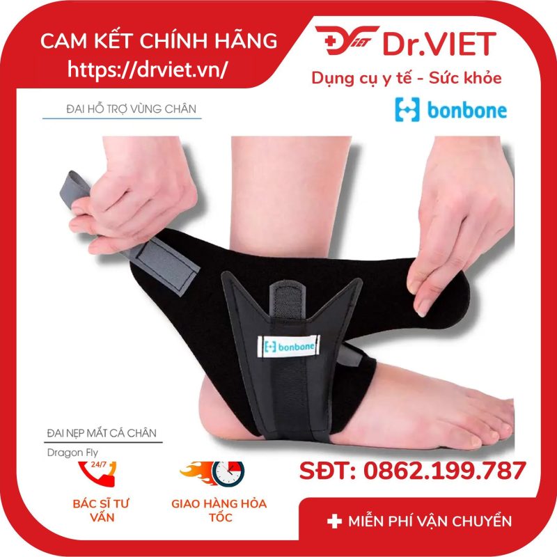 Đai nẹp mắt cá chân bonbone Dragon Fly 12 Đai nẹp mắt cá chân bonbone Dragon Fly