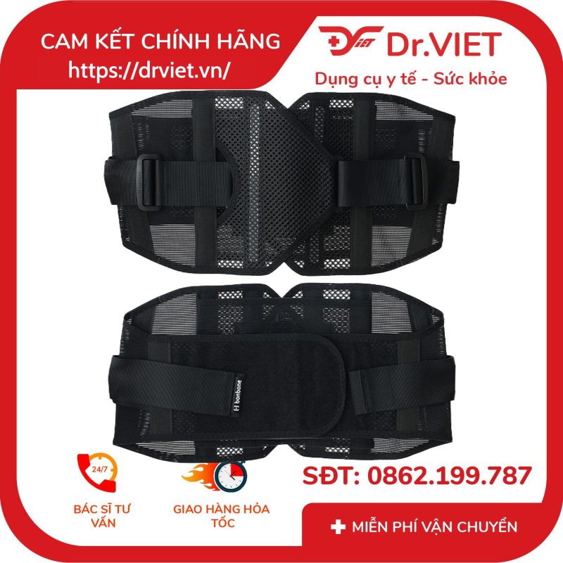 Đai lưng Pro Hard Slim Bonbone màu đen size M 13 Đai lưng Pro Hard Slim Bonbone màu đen size M