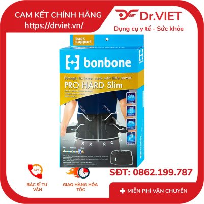 Đai lưng Pro Hard Slim Bonbone màu đen size M 15 Đai lưng Pro Hard Slim Bonbone màu đen size M