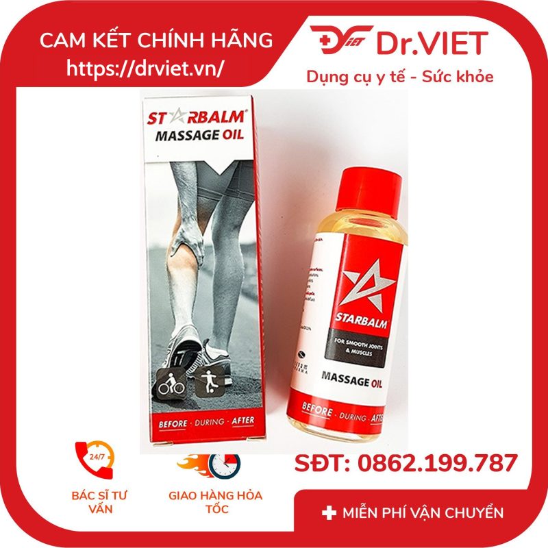 Dầu xoa bóp Starbalm Massage Oil 50ml 12 Dầu xoa bóp Starbalm Massage Oil 50ml