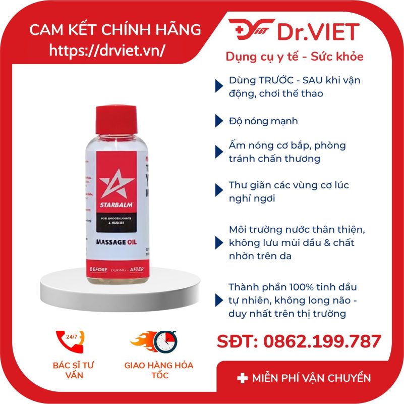 Dầu xoa bóp Starbalm Massage Oil 50ml