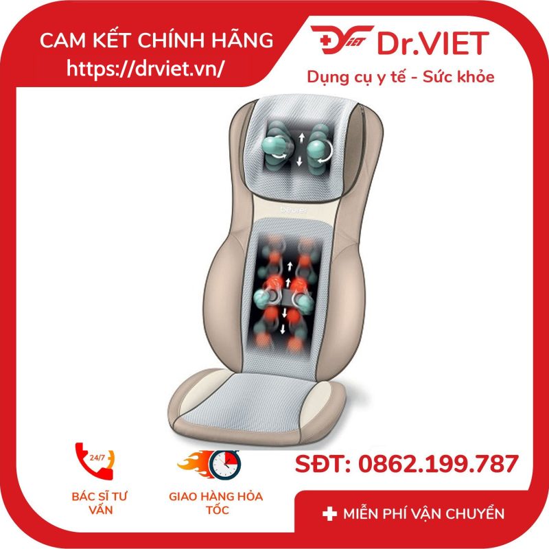 Đệm massage 3D hồng ngoại Beurer MG295 10 Đệm massage 3D hồng ngoại Beurer MG295