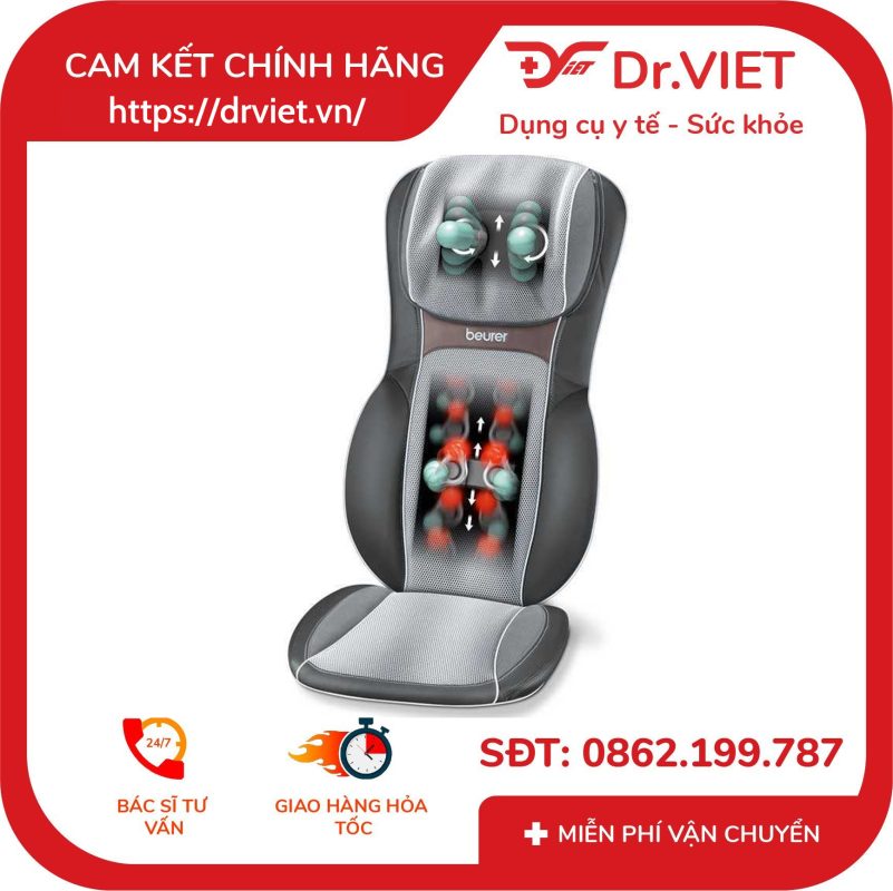 Đệm massage 3D hồng ngoại Beurer MG295 13 Đệm massage 3D hồng ngoại Beurer MG295