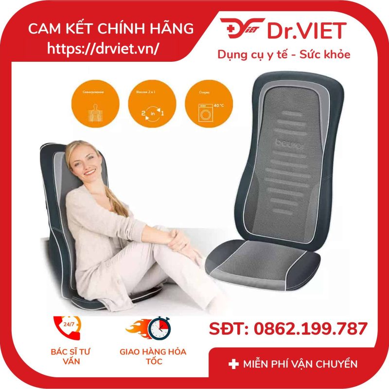 Đệm massage Shiatsu Beurer MG300 13 Đệm massage Shiatsu Beurer MG300