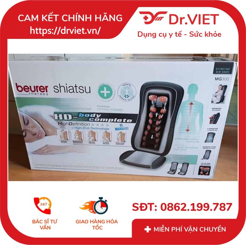 Đệm massage Shiatsu Beurer MG300 16 Đệm massage Shiatsu Beurer MG300
