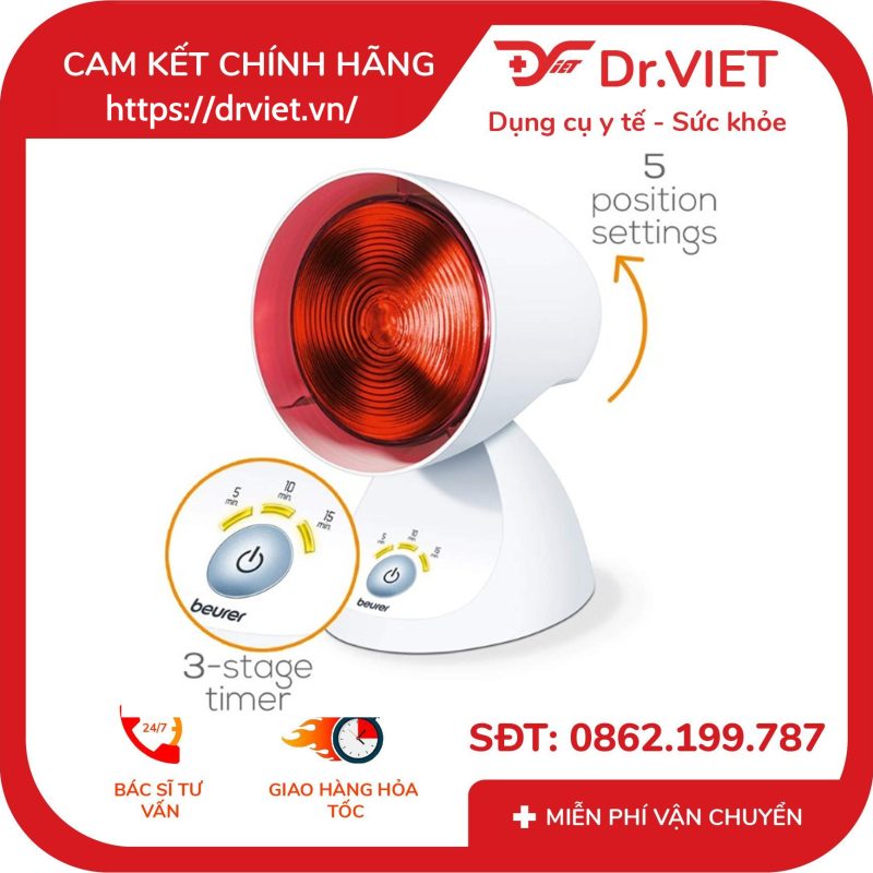 Đèn hồng ngoại trị liệu 150W Beurer IL35 11 Đèn hồng ngoại trị liệu 150W Beurer IL35