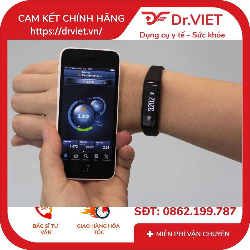 Đồng hồ cảm biến vận động Beurer AS80 11 Đồng hồ cảm biến vận động Beurer AS80
