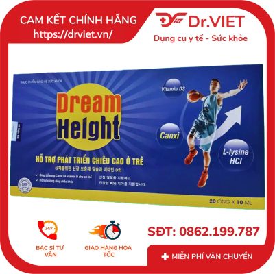 Siro Dream Height Dạng Ống Hỗ Trợ Tăng Chiều Cao Hộp 20 ống