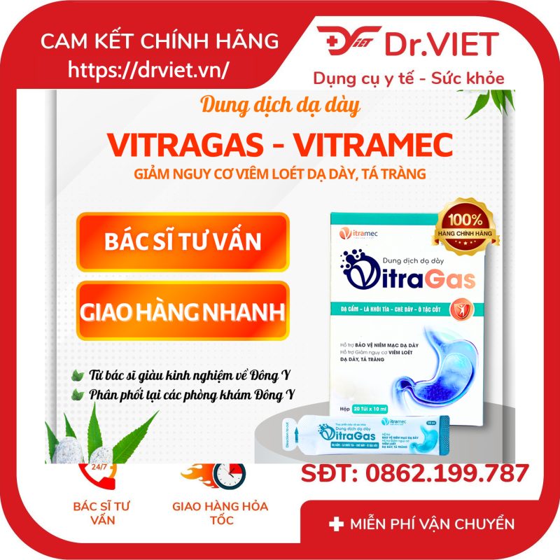 Dung dịch dạ dày VitraGas giảm viêm dạ dày 8 Dung dịch dạ dày VitraGas giảm viêm dạ dày