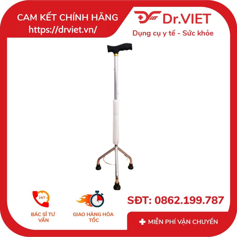 Gậy tập đi 3 chân Lucass B-926 12 Gậy tập đi 3 chân Lucass B-926