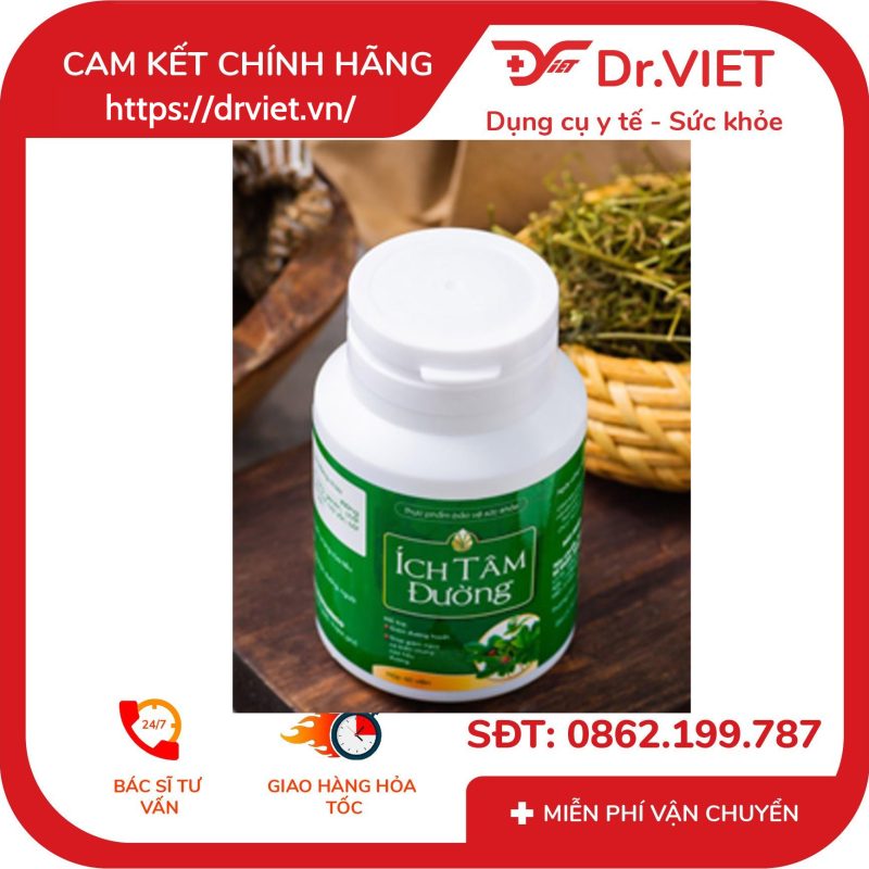 Viên Uống Ích Tâm Đường Hỗ Trợ Ổn Định Đường Huyết 12 Viên Uống Ích Tâm Đường Hỗ Trợ Ổn Định Đường Huyết