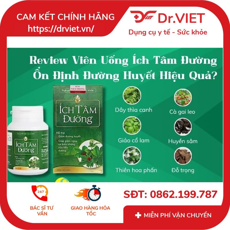Viên Uống Ích Tâm Đường Hỗ Trợ Ổn Định Đường Huyết 13 Viên Uống Ích Tâm Đường Hỗ Trợ Ổn Định Đường Huyết