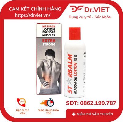 Kem xoa bóp giảm đau cơ Starbalm Massage Lotion 200ml 14 Kem xoa bóp giảm đau cơ Starbalm Massage Lotion 200ml