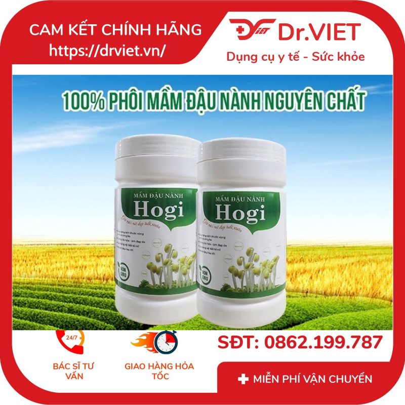 Bột mầm đậu nành nguyên chất Hogi 400g 12 Bột mầm đậu nành nguyên chất Hogi 400g
