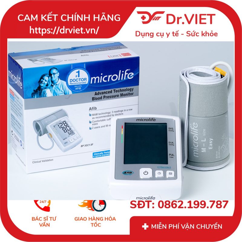 Máy đo huyết áp bắp tay Microlife A5 (BP 3GC1-5F)