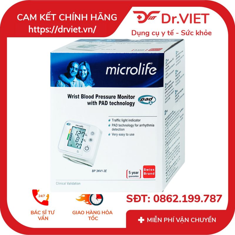 Máy đo huyết áp cổ tay 3NV1-3E 11 Máy đo huyết áp cổ tay 3NV1-3E