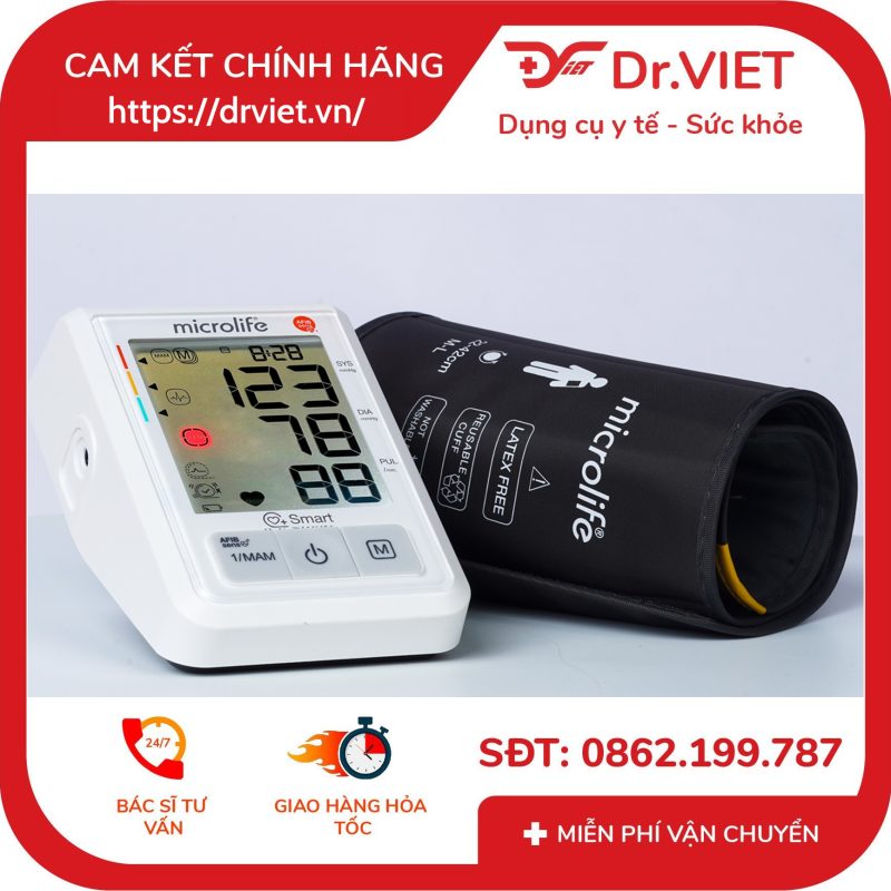 Máy đo huyết áp bắp tay Microlife B3 Afib Advanced