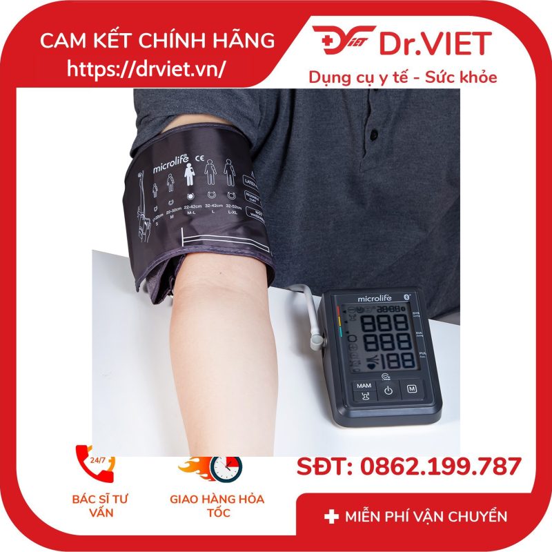 Máy đo huyết áp bắp tay Microlife B3 Bluetooth 14 Máy đo huyết áp bắp tay Microlife B3 Bluetooth