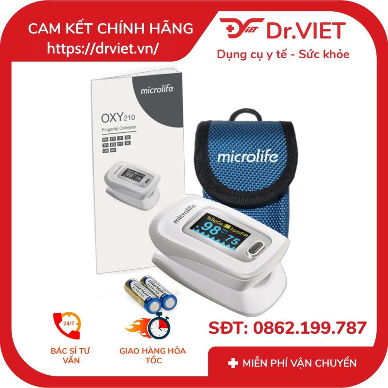 Máy đo nồng độ oxy trong máu SPO2 Microlife Oxy 200 15 Máy đo nồng độ oxy trong máu SPO2 Microlife Oxy 200