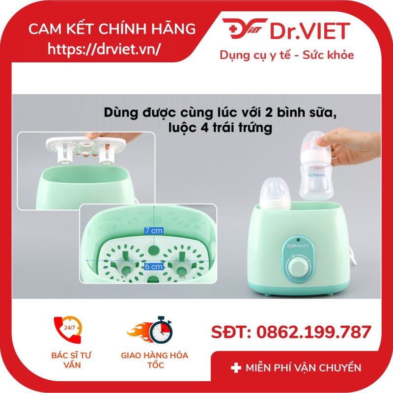 Máy hâm sữa đôi BioHealth BH9210 14 Máy hâm sữa đôi BioHealth BH9210