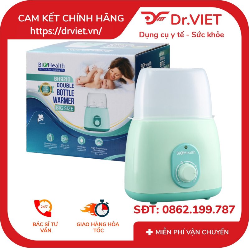 Máy hâm sữa đôi BioHealth BH9210