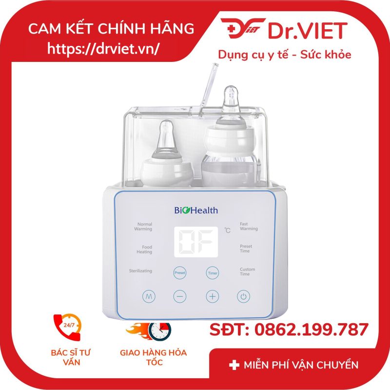 Máy hâm sữa tiệt trùng 2 bình BIOHEALTH BH9100 15 Máy hâm sữa tiệt trùng 2 bình BIOHEALTH BH9100