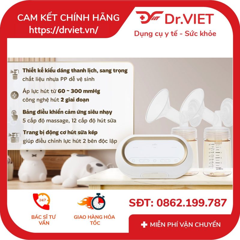 Máy hút sữa điện đôi Spectra Dual Compact