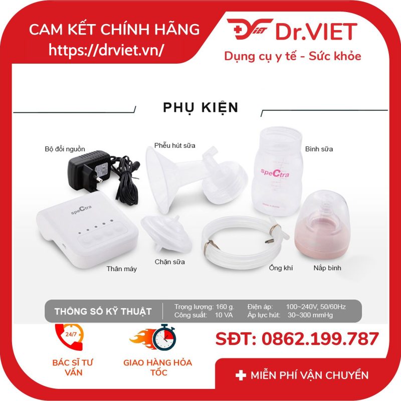 Máy hút sữa điện đơn Spectra Q 12 Máy hút sữa điện đơn Spectra Q