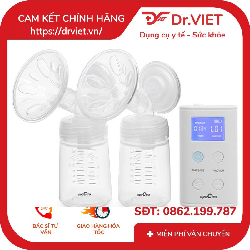 Máy hút sữa điện đôi Spectra 9 Plus 11 Máy hút sữa điện đôi Spectra 9 Plus