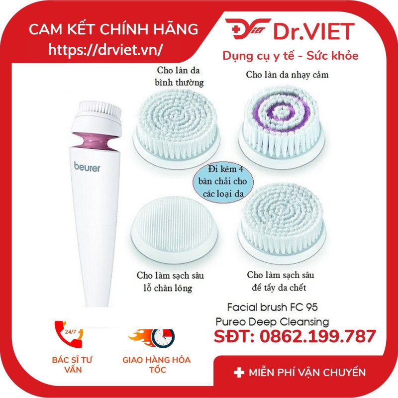 Máy rửa mặt Beurer FC95 14 Máy rửa mặt Beurer FC95