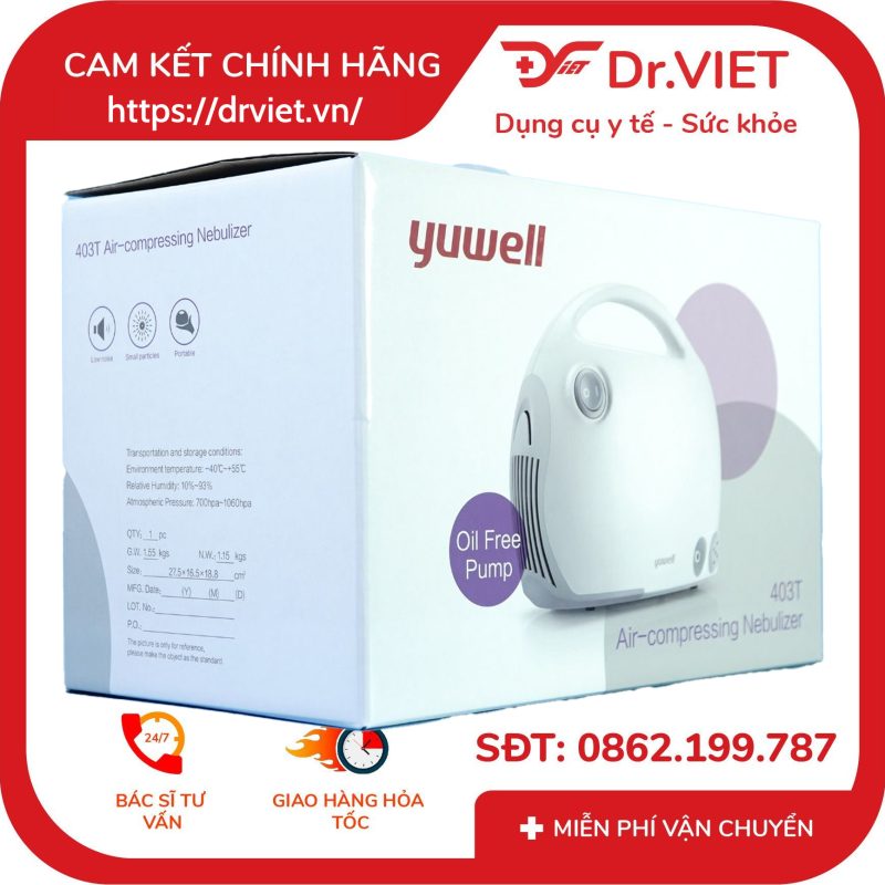 Máy xông khí dung Yuwell 403T 12 Máy xông khí dung Yuwell 403T
