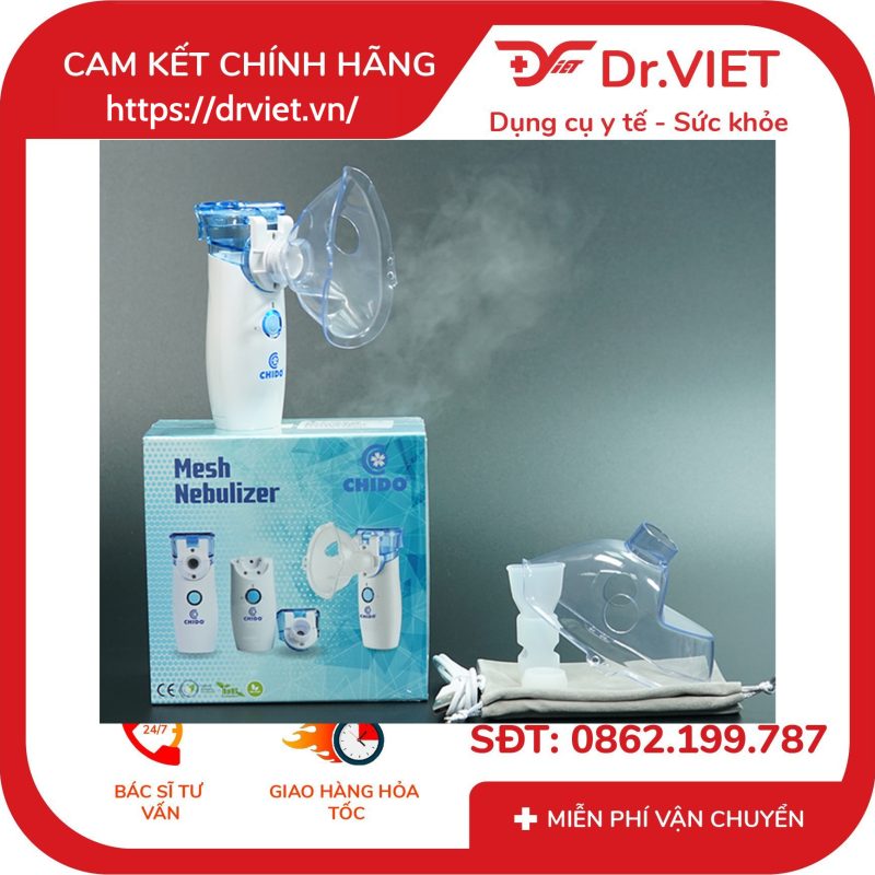 Máy xông mũi họng điện dung cầm tay CHIDO YS-31 12 Máy xông mũi họng điện dung cầm tay CHIDO YS-31