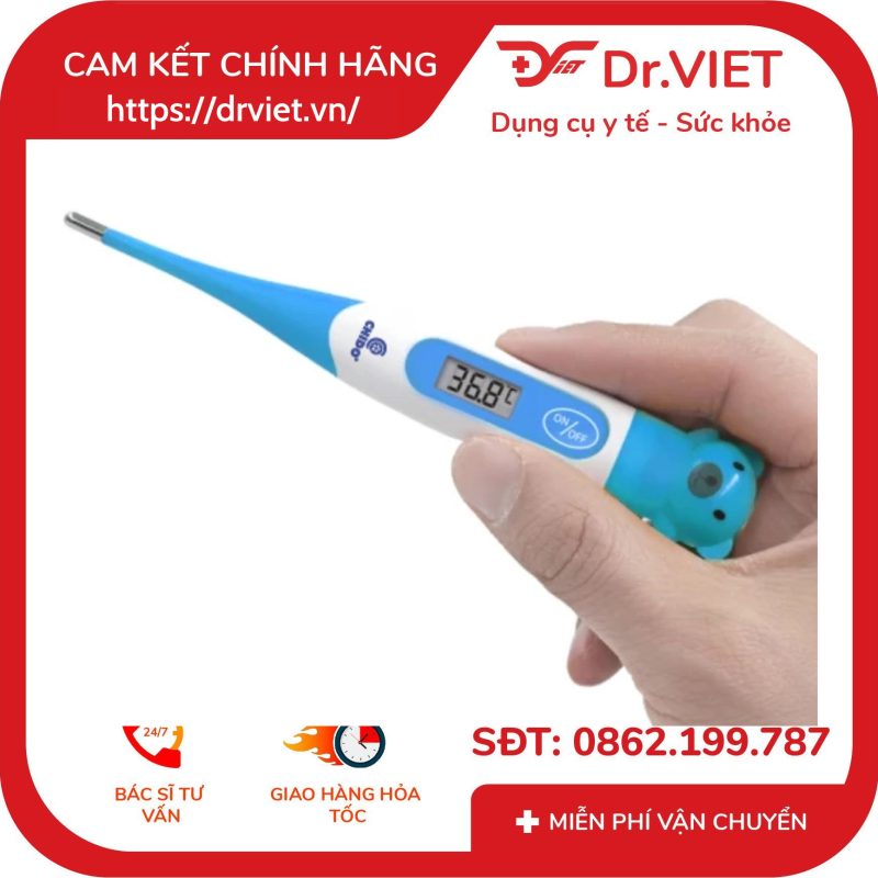 Nhiệt kế điện tử đầu mềm CHIDO KFT-03C 9 Nhiệt kế điện tử đầu mềm CHIDO KFT-03C