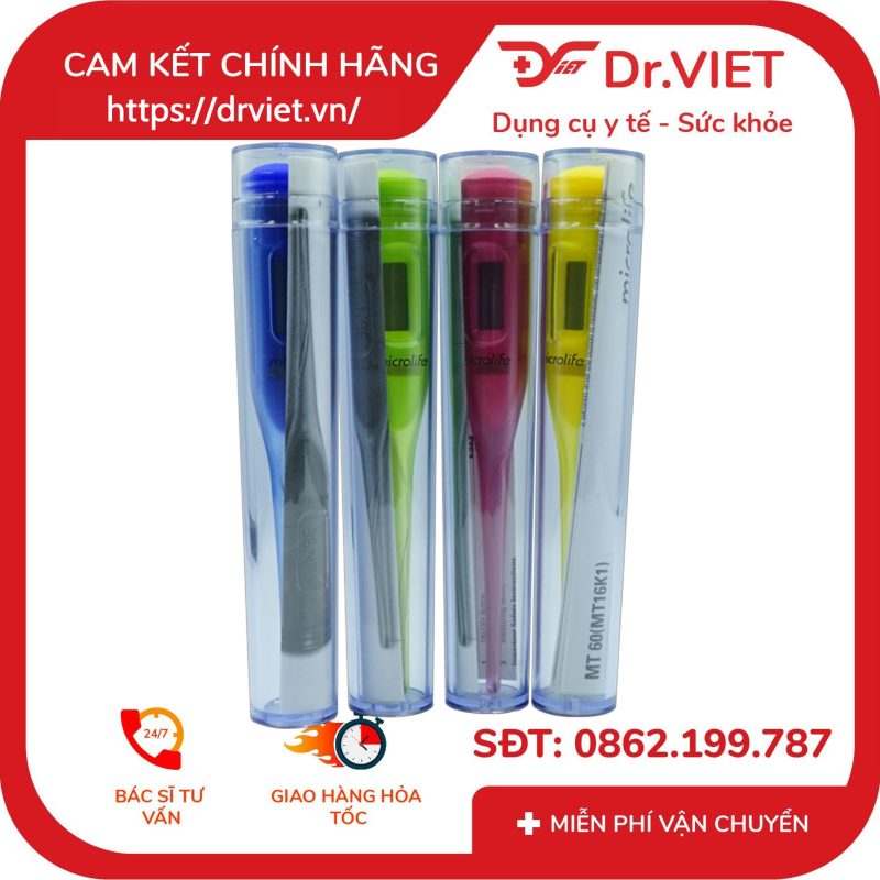 Nhiệt kế điện tử Microlife MT16K1 12 Nhiệt kế điện tử Microlife MT16K1