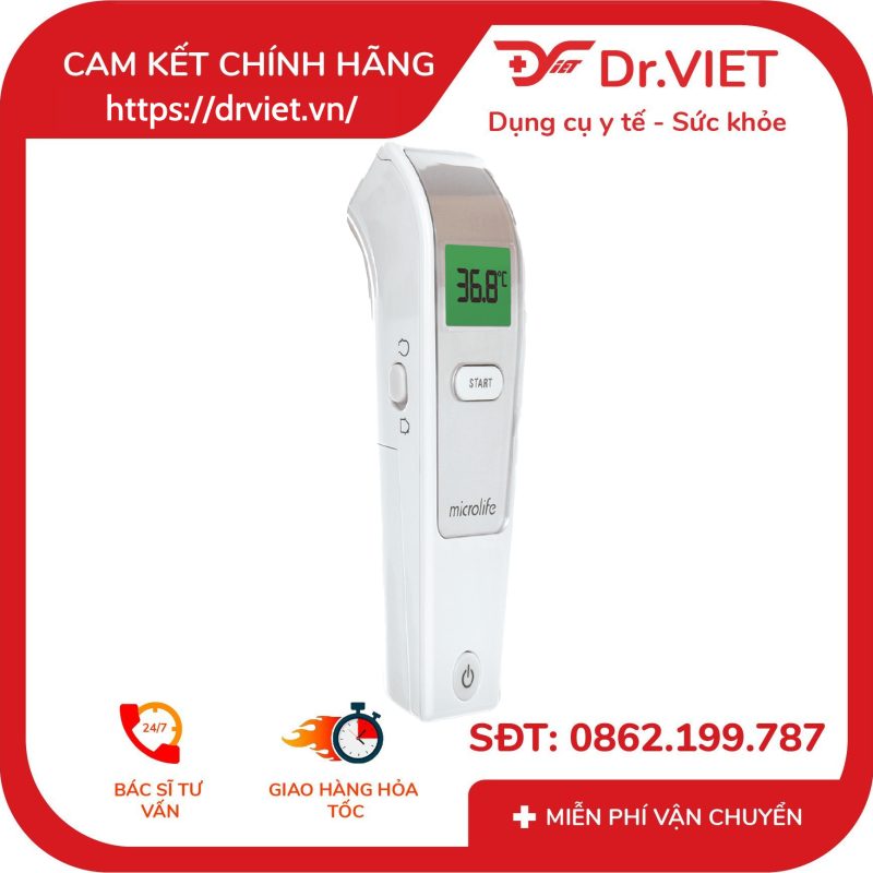 Nhiệt kế hồng ngoại đo trán FR1MF1 13 Nhiệt kế hồng ngoại đo trán FR1MF1