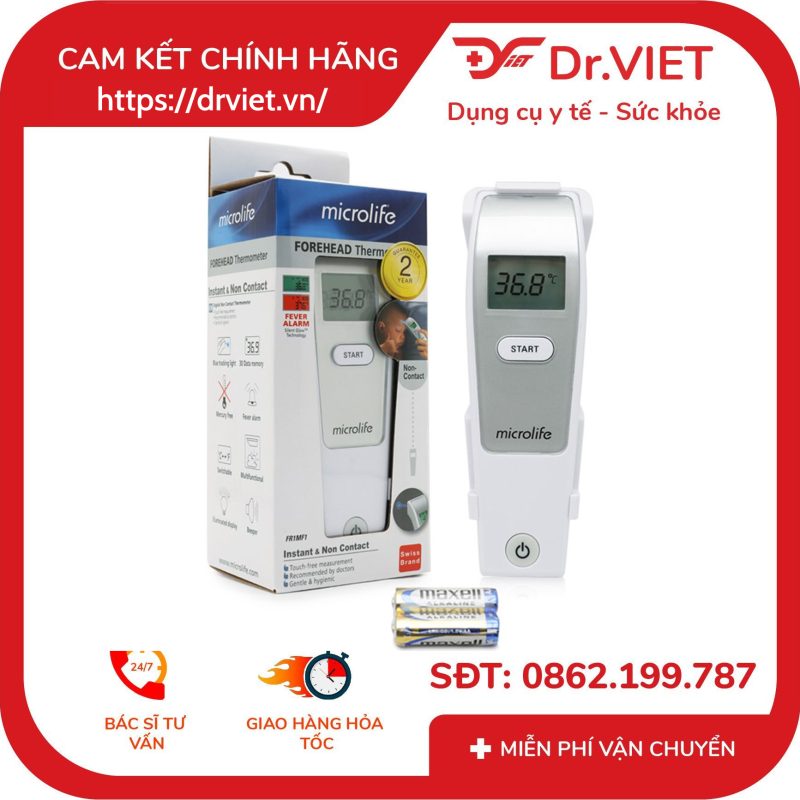 Nhiệt kế hồng ngoại đo trán FR1MF1 14 Nhiệt kế hồng ngoại đo trán FR1MF1
