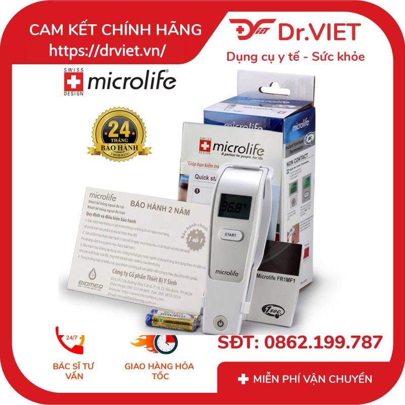 Nhiệt kế hồng ngoại đo trán FR1MF1 15 Nhiệt kế hồng ngoại đo trán FR1MF1