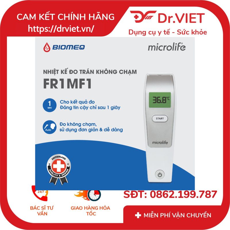 Nhiệt kế hồng ngoại đo trán FR1MF1 18 Nhiệt kế hồng ngoại đo trán FR1MF1