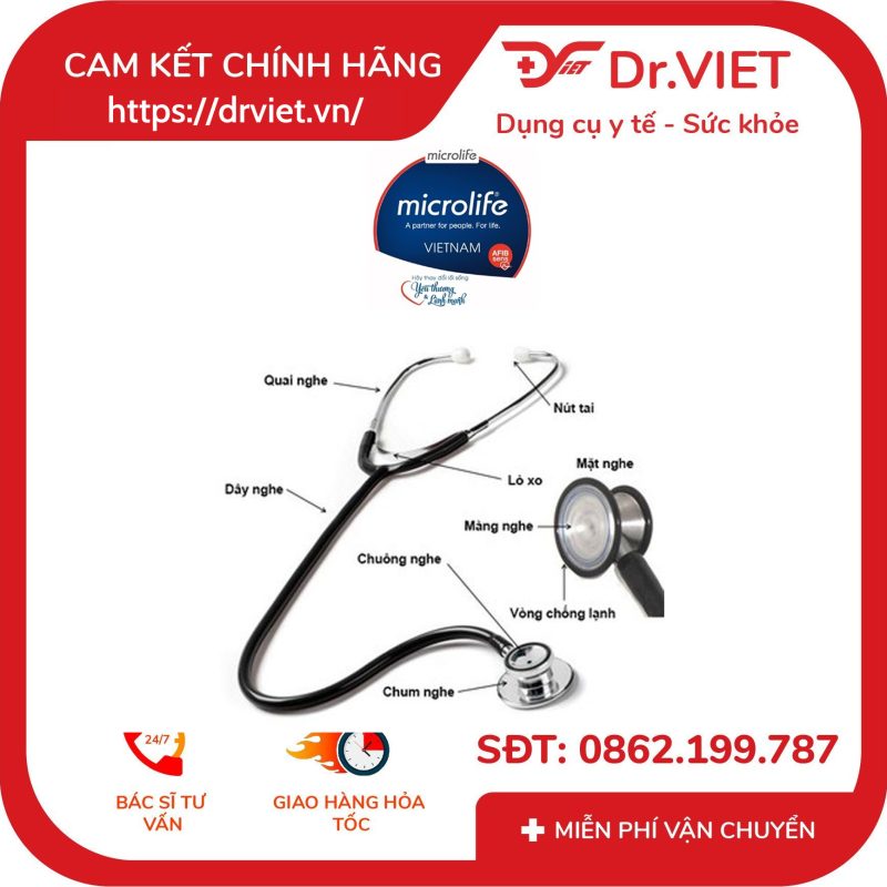 Ống nghe y tế 2 dây Microlife ST-77 10 Ống nghe y tế 2 dây Microlife ST-77