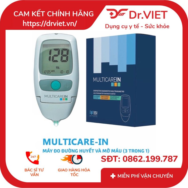 Que thử mỡ Triglycerides Multicarein 11 Que thử mỡ Triglycerides Multicarein